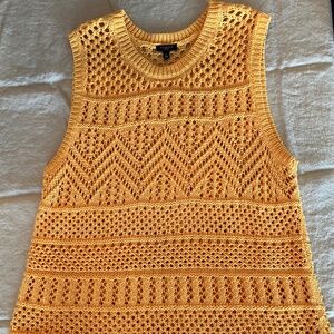 Gorgeous tangerine summer tunic vest
